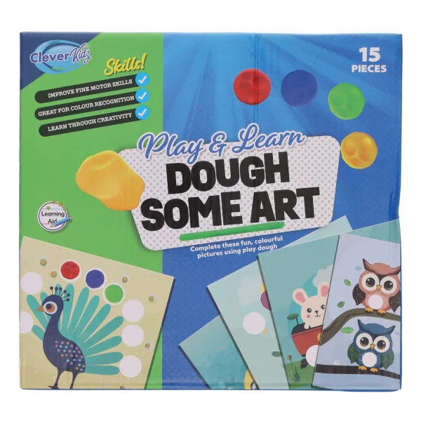 Clever Kidz Play & Learn Dough Some Art By Premier Stationery